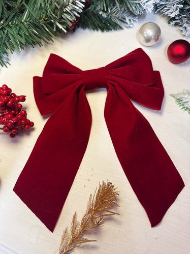 Red Velvet Bow