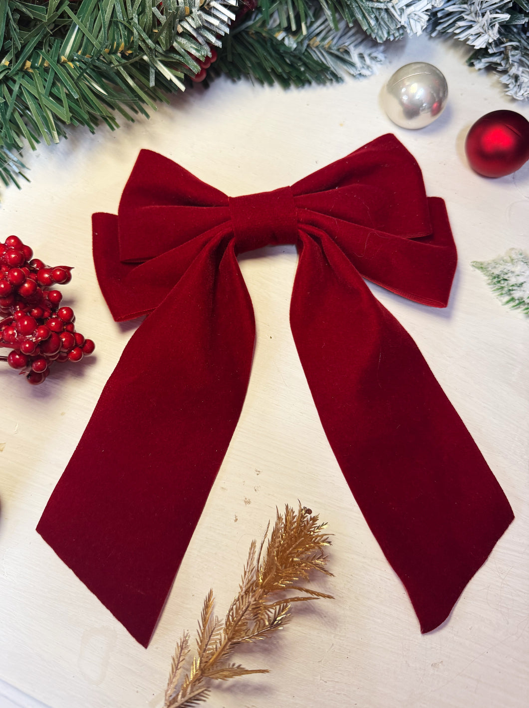 Red Velvet Bow