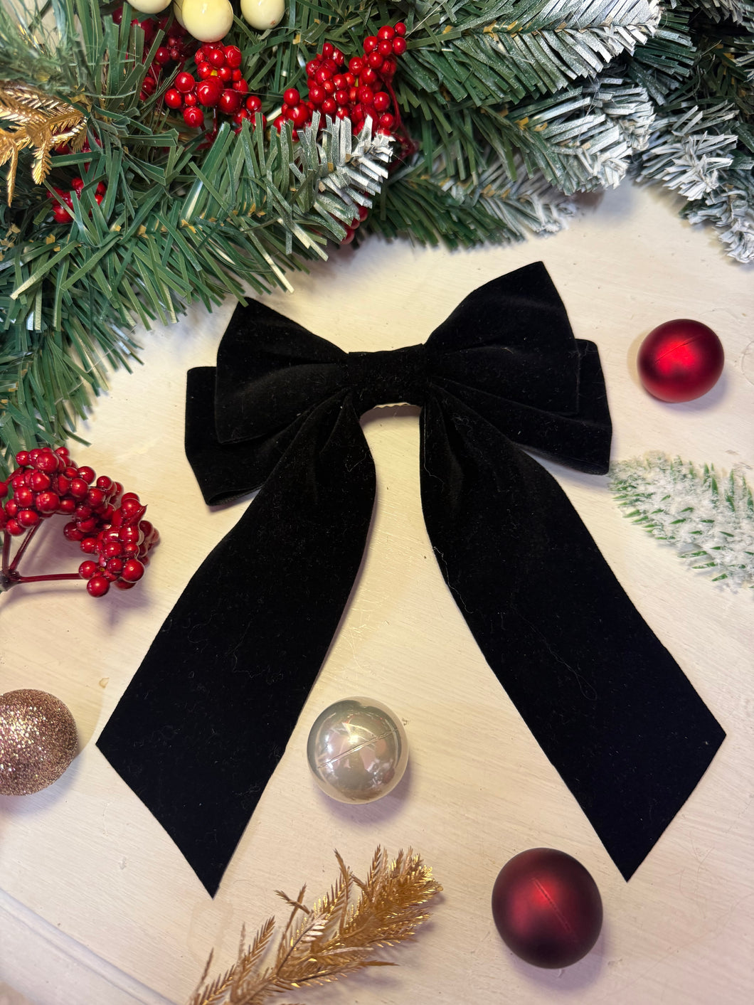 Black Velvet bow