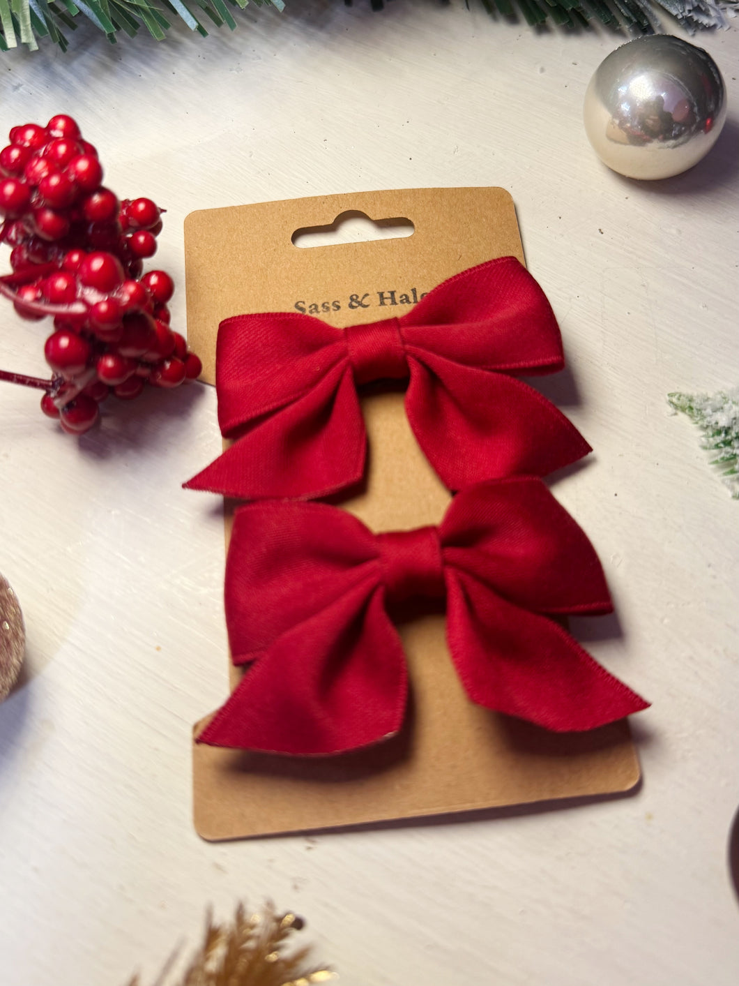 Mini Red Bows